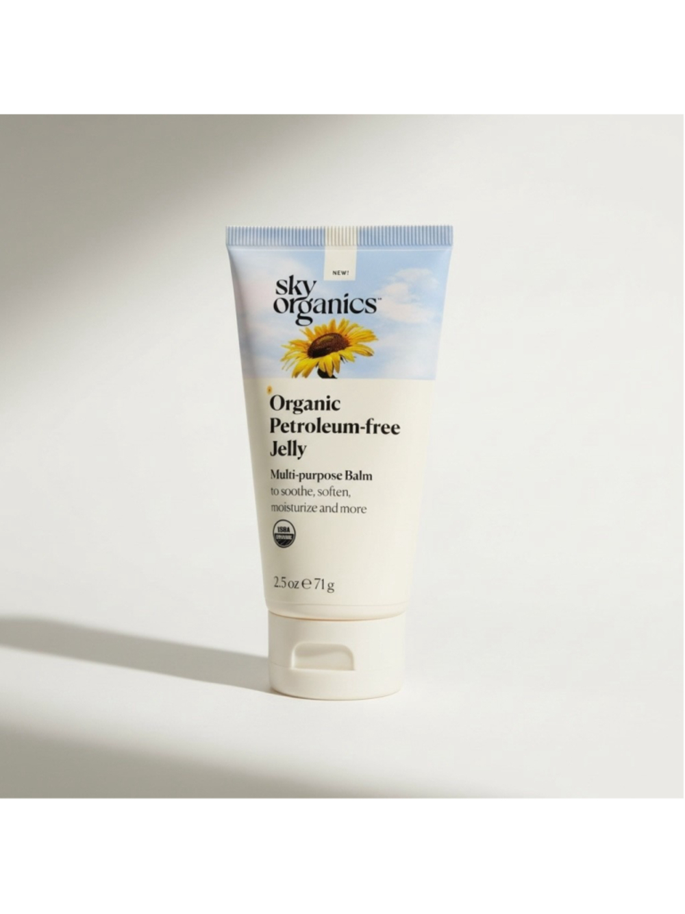 Sky Organics Organic Petroleum-Free Jelly Multi-Purpose Balm 2.5 oz USDA Organi
